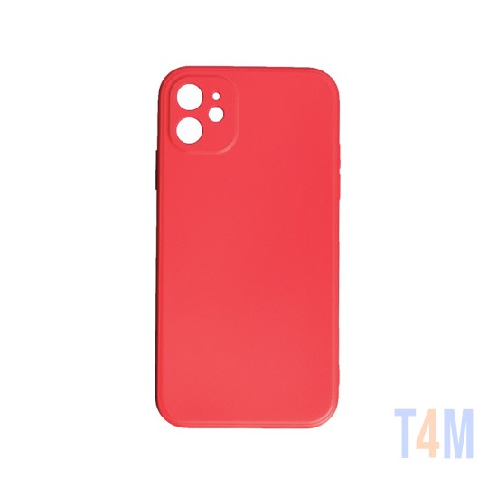 Capa de Silicone Mole para Apple iPhone 11 Vermelho